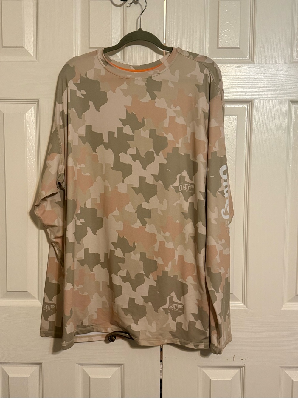 Old Tejas Camo Long Sleeve Performance Shirt - Desert Tones